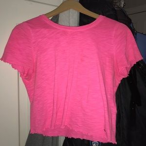 Neon Pink crop top